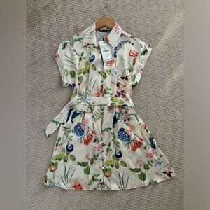 Zara floral dress. New with tags. Size small.